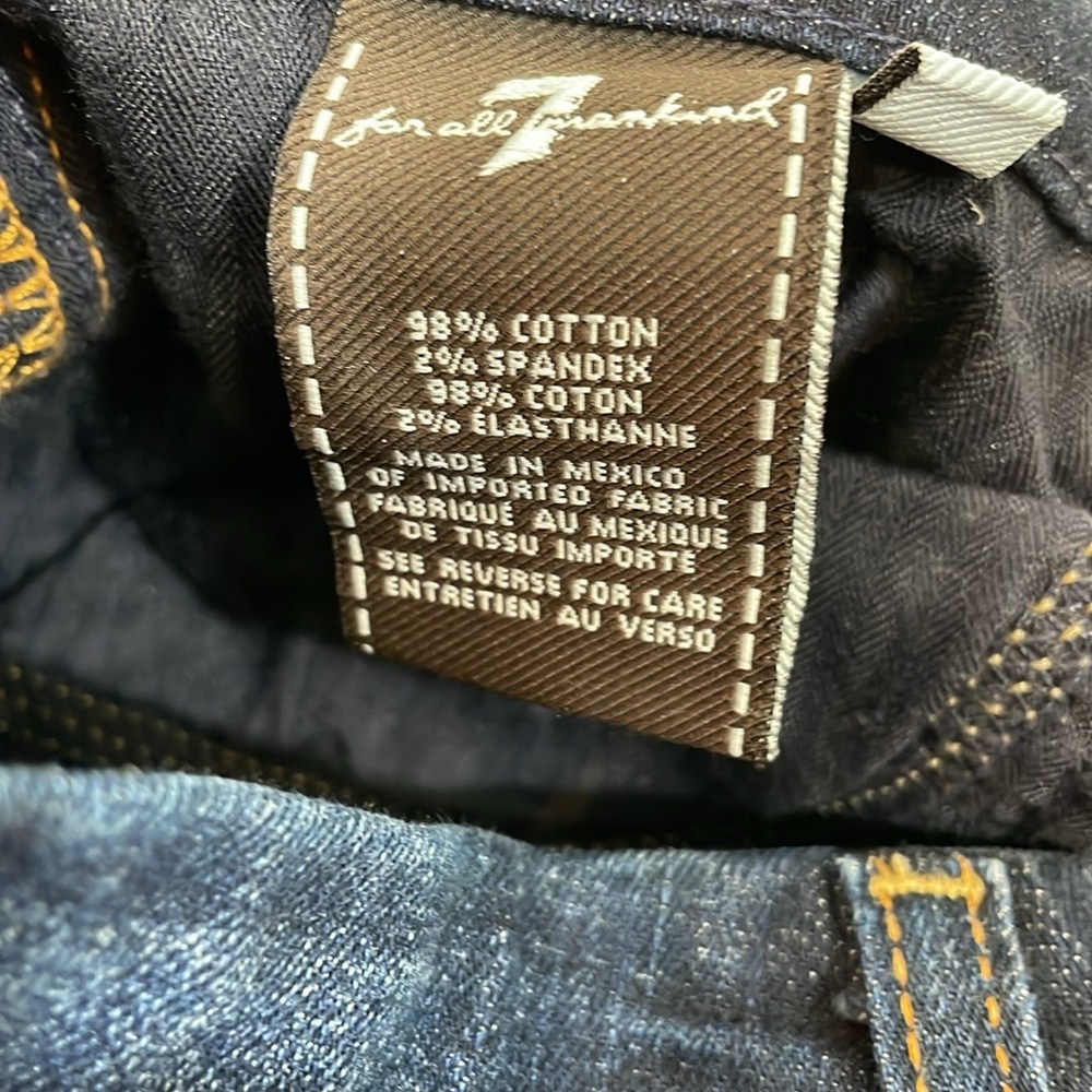 NWOT 7 For All Mankind Lexie Kimmie Bootcut Jeans 31  Petite - Picture 11 of 12